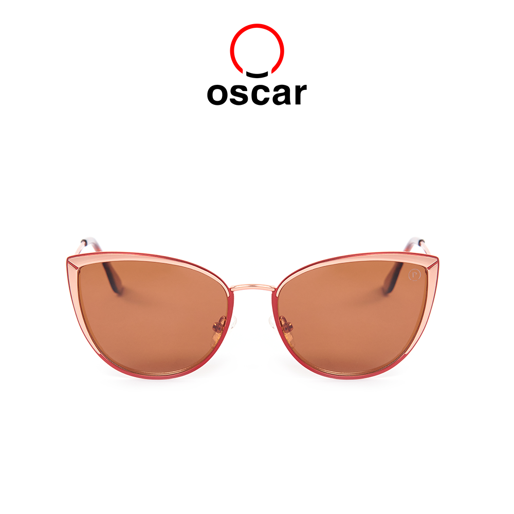 Kính mát nữ thời trang pierre & oscar gọng vuông bo tròn viền, trẻ trung sang trọng, tròng chống tia UV cao cấp thích hợp các khuôn mặt vuông, tròn - POWSGS 012 (PIN)