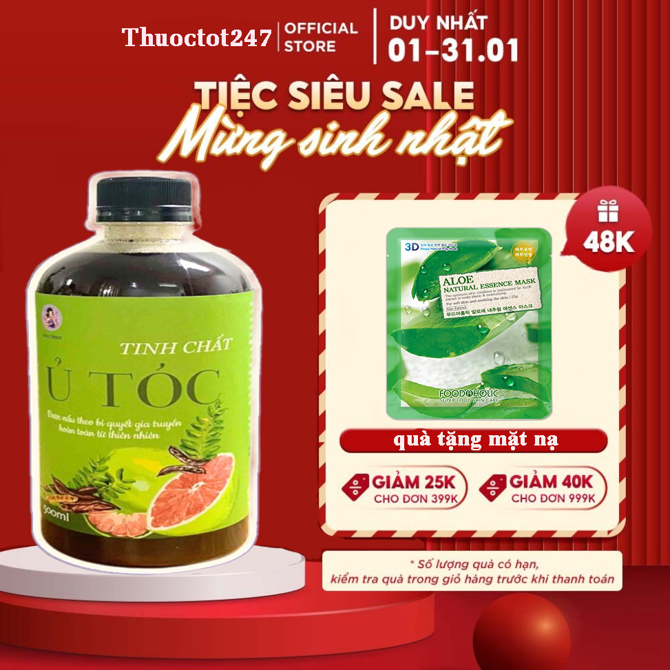 Tinh chất thảo mộc mọc tóc Mộc Nhan - Chai 500ml