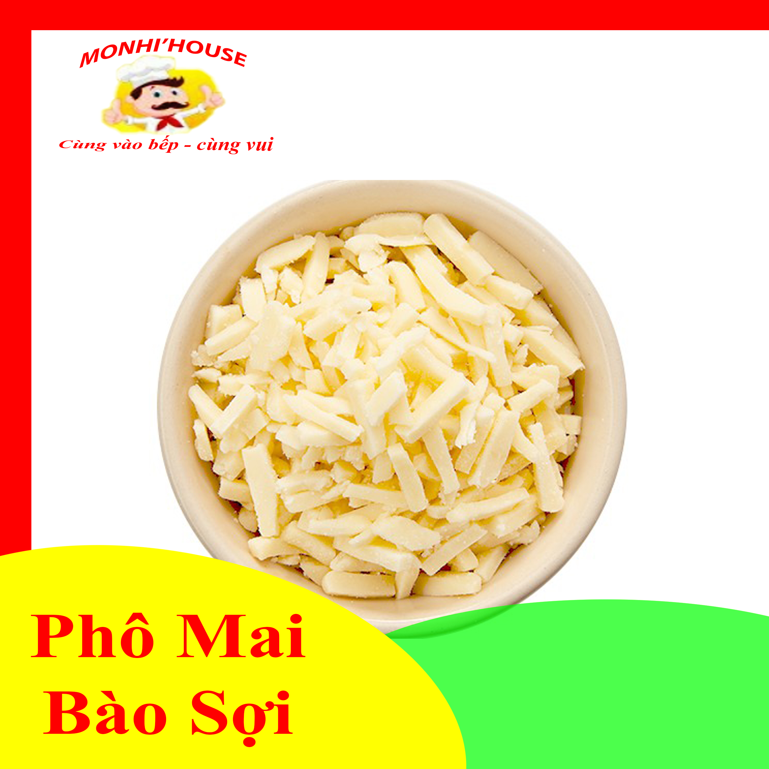 200G PHÔ MAI MOZARRELA BÀO SỢI