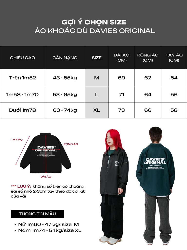 Áo khoác dù nam nữ form rộng basic jacket local brand DAVIES| D29-AK2