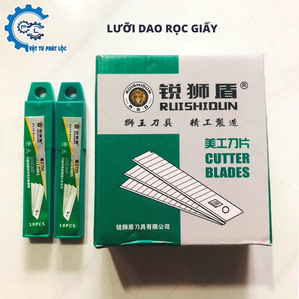 Lưỡi dao rọc giấy (10 lưỡi)