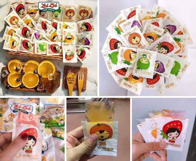 [HCM]500g Kẹo Thạch Zai Zai Mix Vị Trẻ Em Rất Thích