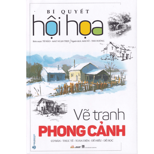 Sách - bộ 4 sách bí quyết hội họa : ký họa chân dung+phác họa tĩnh vật+vẽ tranh phong cảnh+luyện vẽ hình khối-vanlangbooks