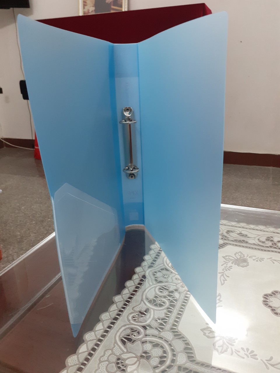 Bìa còng 3.5cm nhựa trong