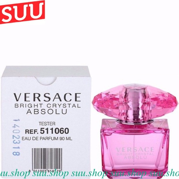 Nước Hoa Nữ Tester  90ml Versace Bright Crystal Absolu chính hãng