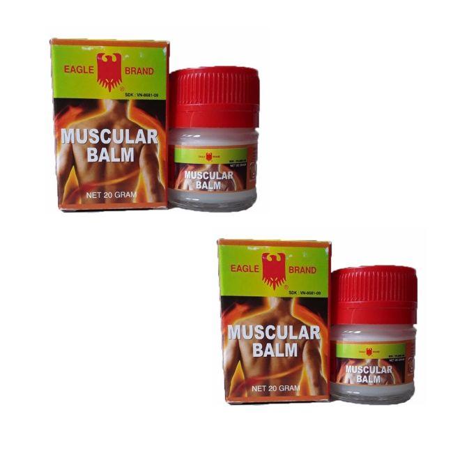2 Dầu cù là con Ó - Eagle Brand Muscular Balm - Singapore