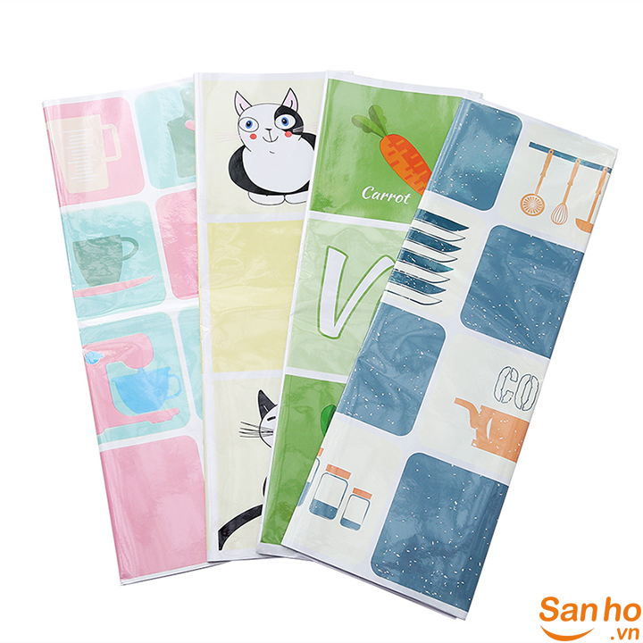 Giấy dán bếp cách nhiệt chống dầu mỡ cao cấp mẫu mới