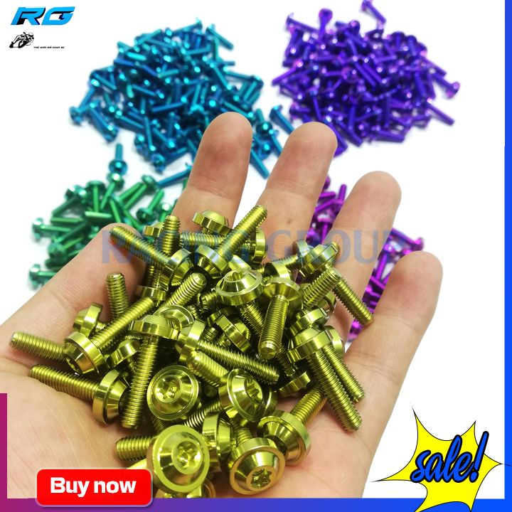 Ốc 5li20 gr5 đầu dù gắn xe máy cực chất
