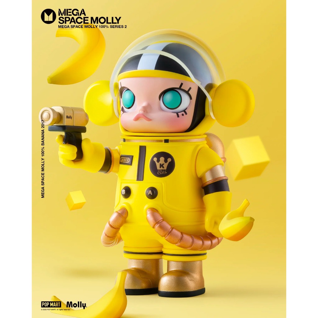 Mô hình PopMart MEGA SPACE MOLLY Series 2 - Molly Mega Space chính hãng