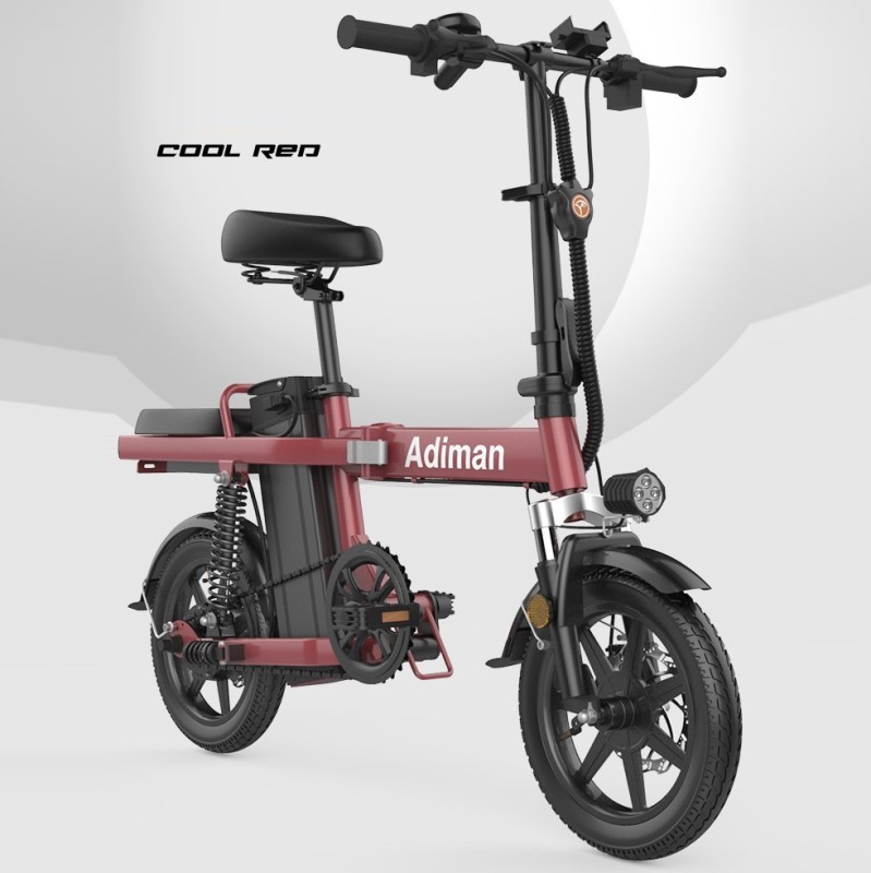 Phân phối Xe Điện Gấp Gọn ADIMAN M1. Xe Đạp Điện Mini (Pin Lithium 48V-8A)