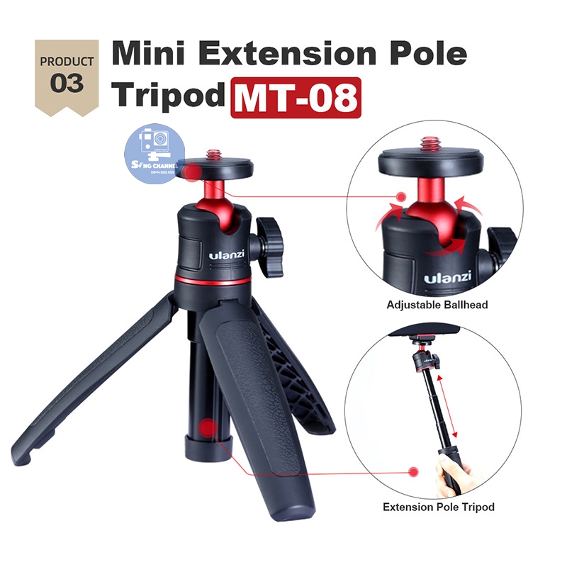 Chân máy ảnh Mini Ulanzi MT-08