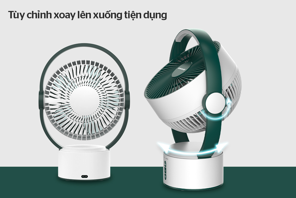 Quạt sạc SUNHOUSE SHD7116 - Bảo hành 12 tháng