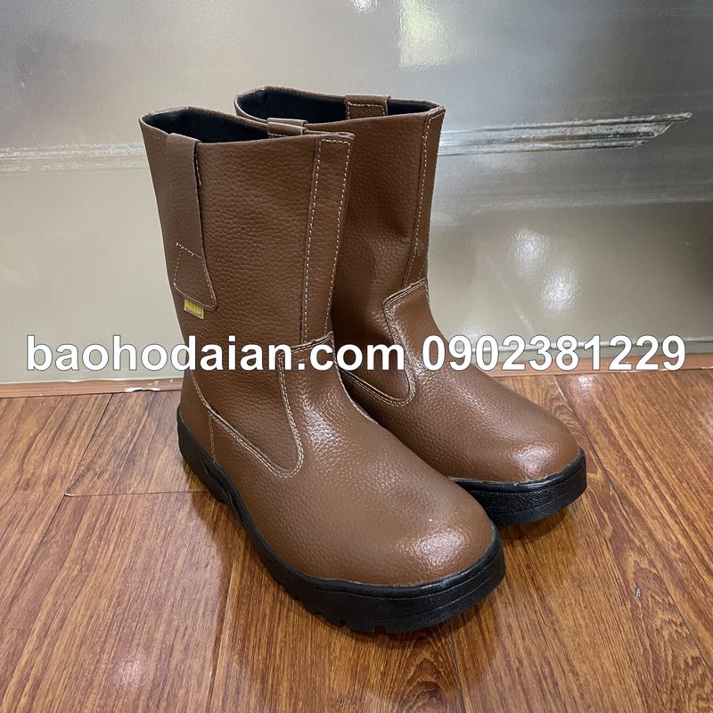Ủng báo hộ da bò chống đâm xuyên, chống cháy Sobar SB-VP2005 - 2 màu lựa chọn