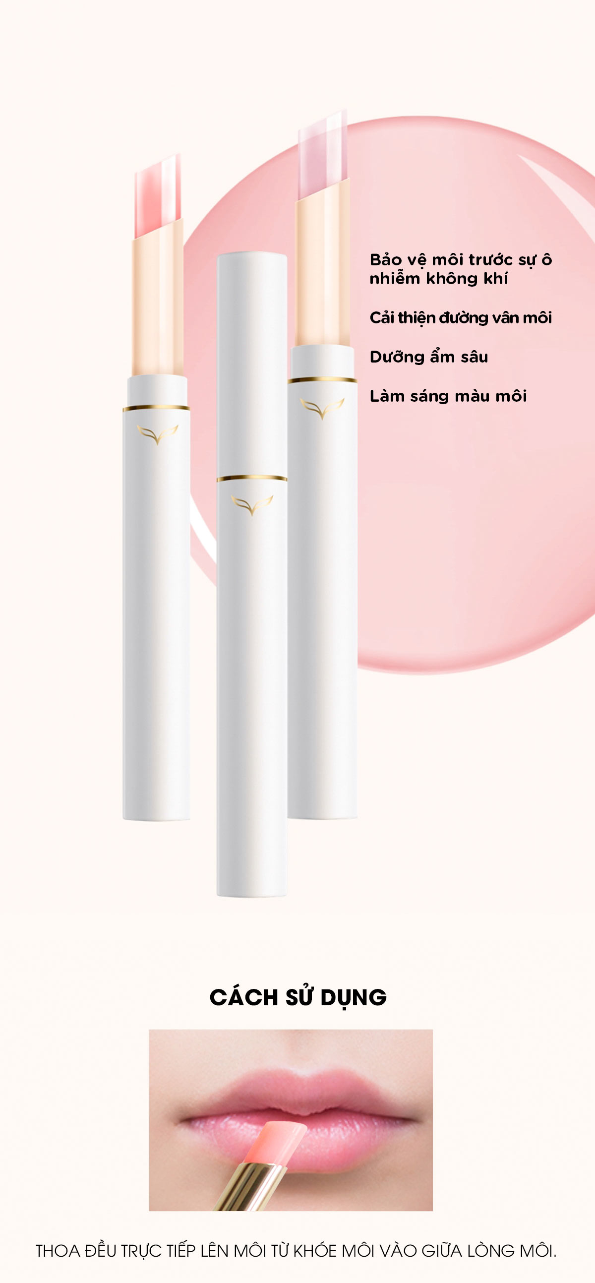 Son Dưỡng Môi  FOX Mềm Mịn Moisturizing Lipstick 2.4g