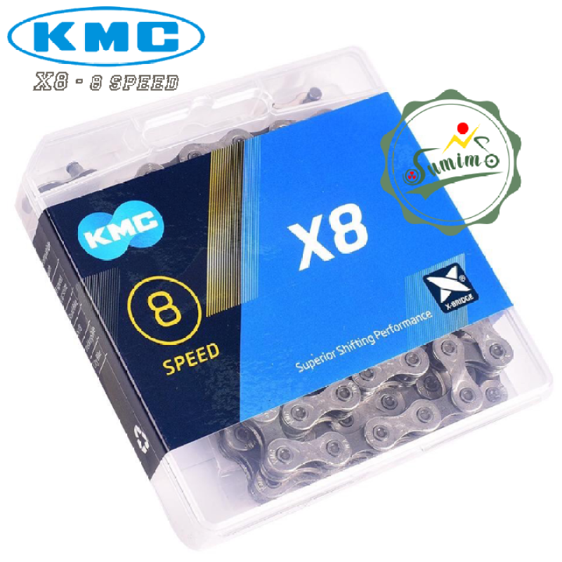Mua Sên xe đạp - Xích xe đạp KMC X8 8 Speed - Full box chính hãng