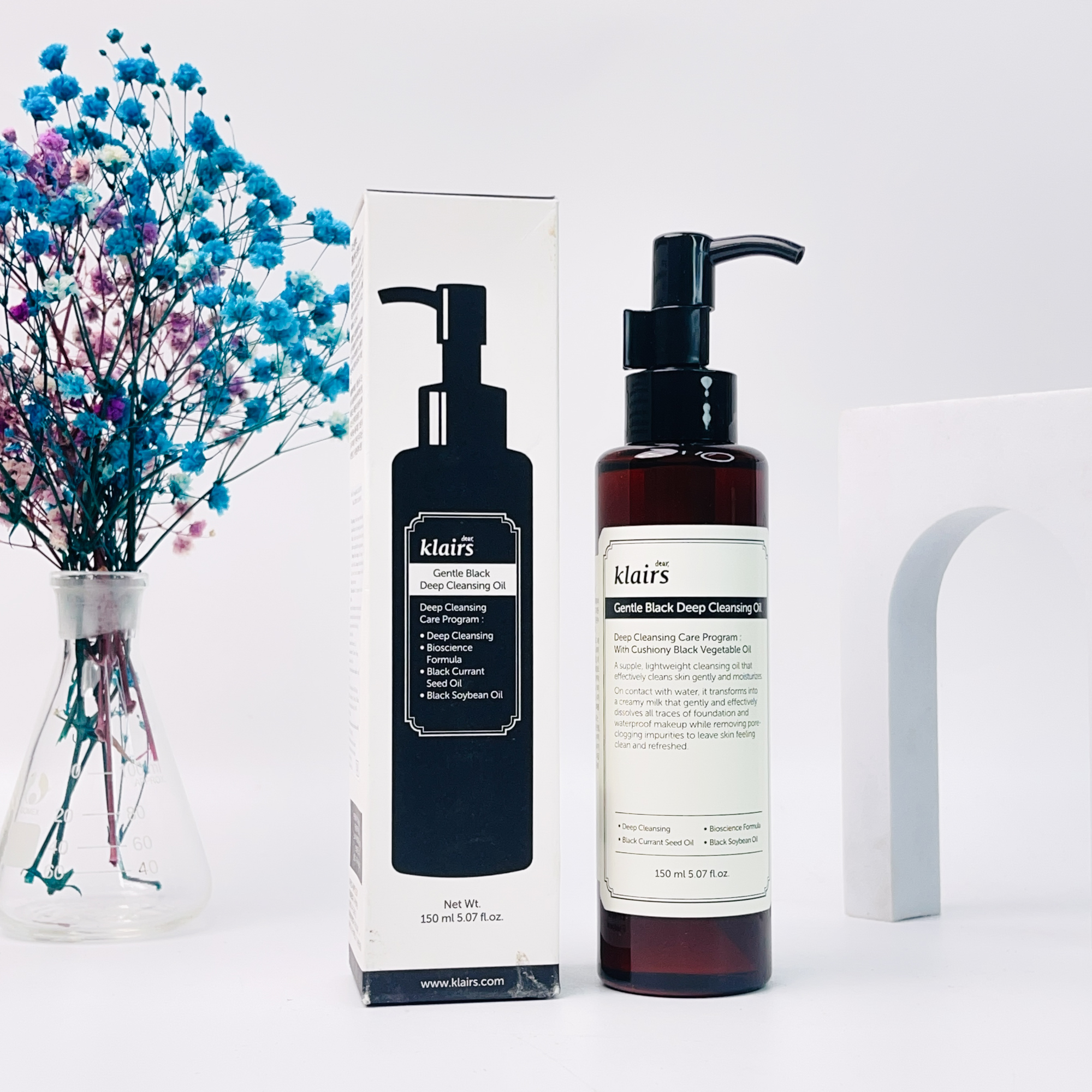 Dầu tẩy trang Klairs Gentle Black Deep Cleansing Oil 150ml Duduhouse