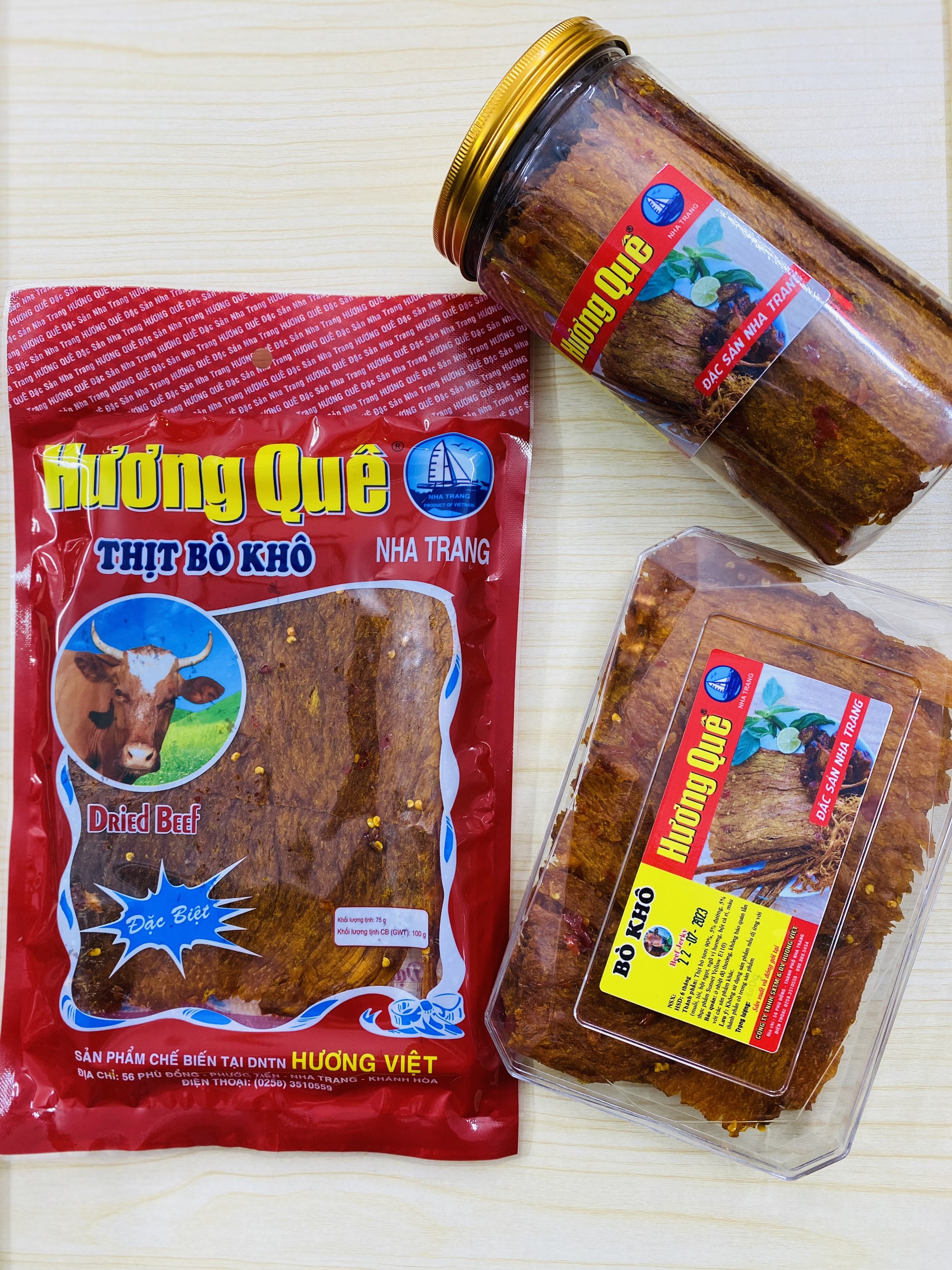 BÒ KHÔ MIẾNG HƯƠNG QUÊ NHA TRANG
