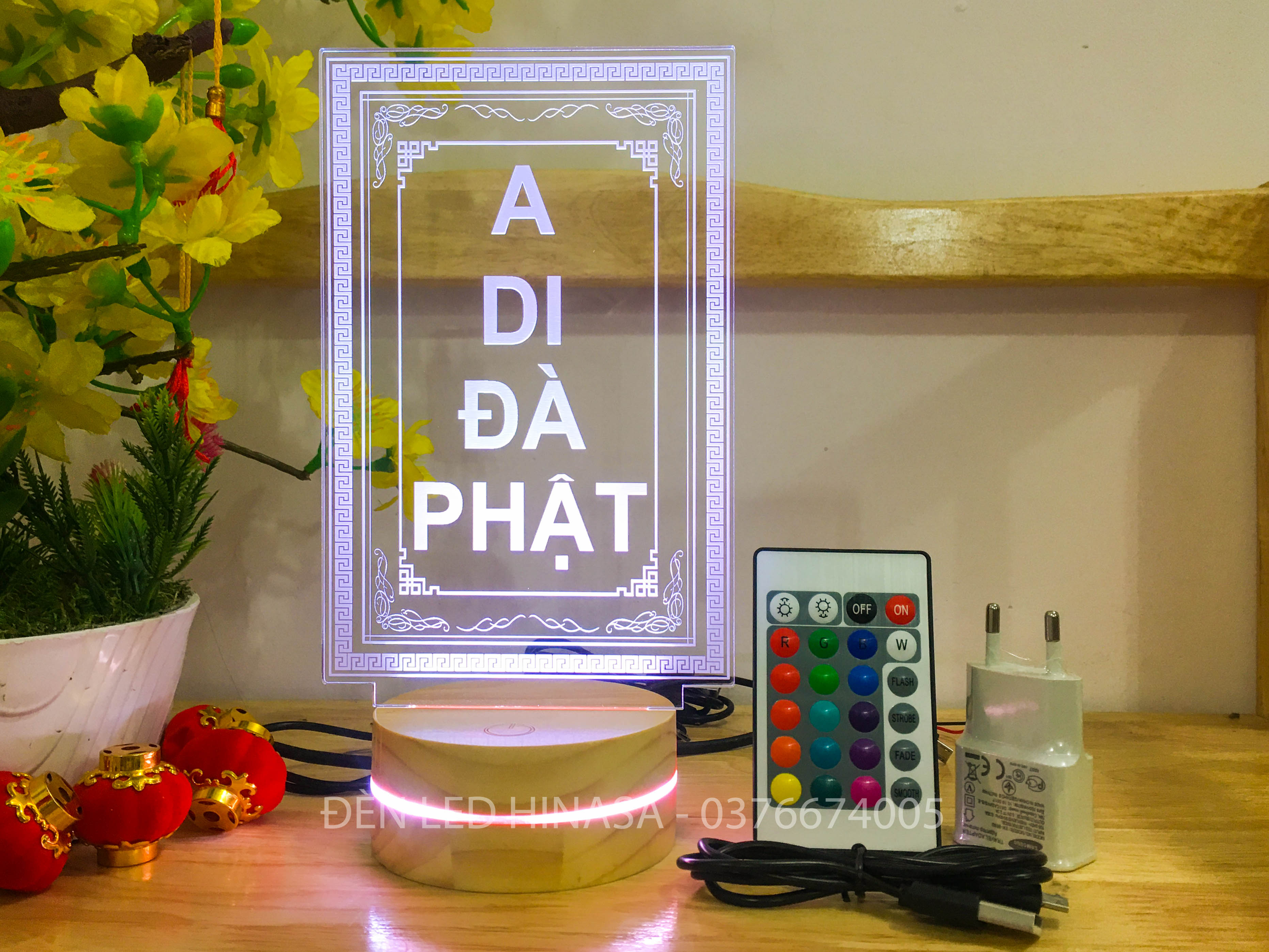Đèn A ĐI ĐÀ PHẬT