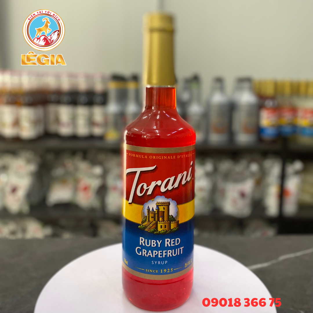 Syrup Torani Bưởi Hồng 750ml - Torani Ruby Red Grapefruit giá siêu rẻ