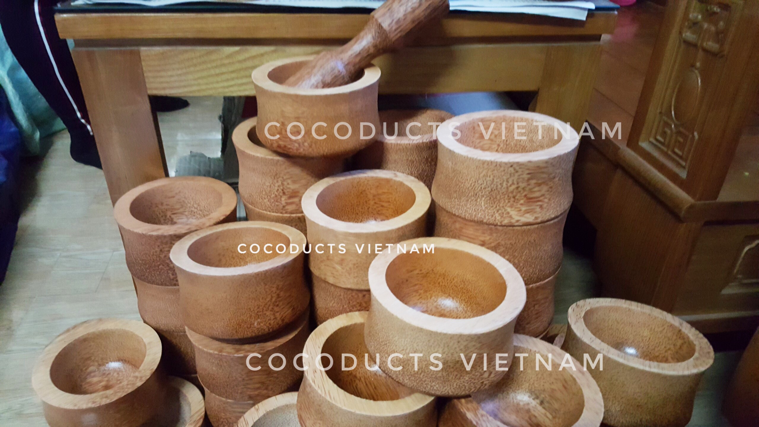 Bộ Chày Cối gỗ dừa