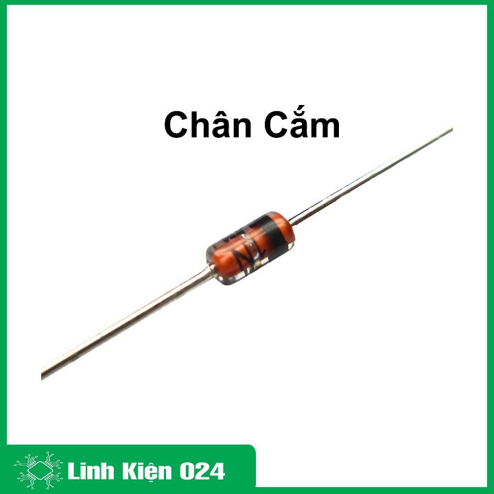 Gói 10 con diode 1n4148 450ma 100v chân dán smd / chân cắm dip