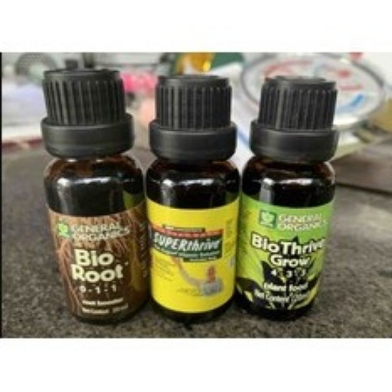 Bộ 3 sản phẩm chăm sóc hoa lan bio root, super thrive, bio thrive grow 20ml