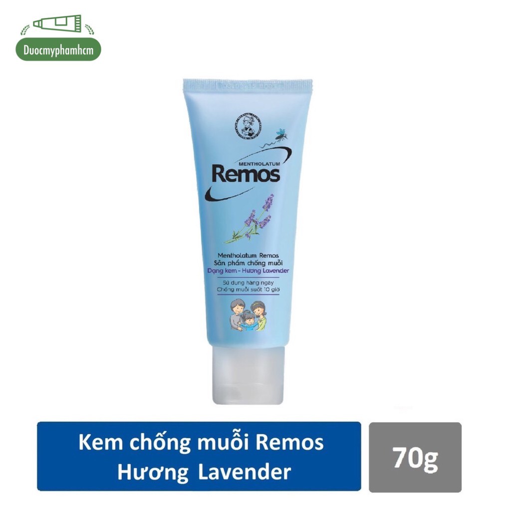 [HCM]Kem chống muỗi Rohto Metholatum Remos Hương Lavender 70g