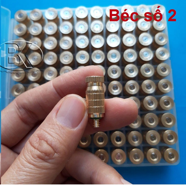 5 béc phun sương làm mát (béc số 1, số 2, số 3)