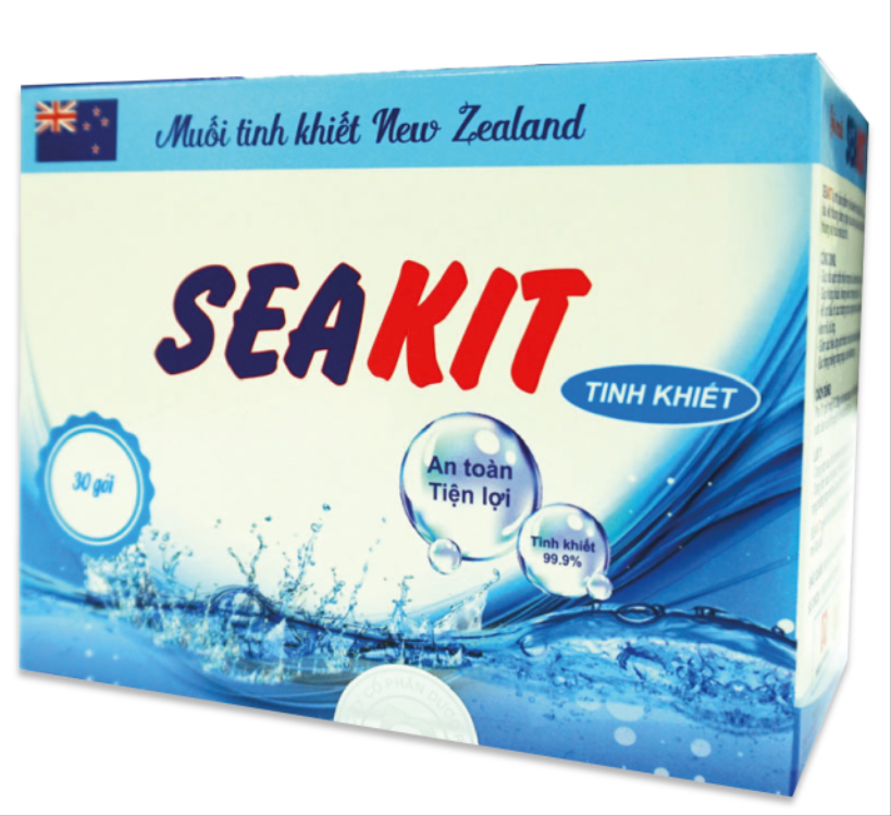 Bình rửa mũi SEAKIT + 30 gói muối