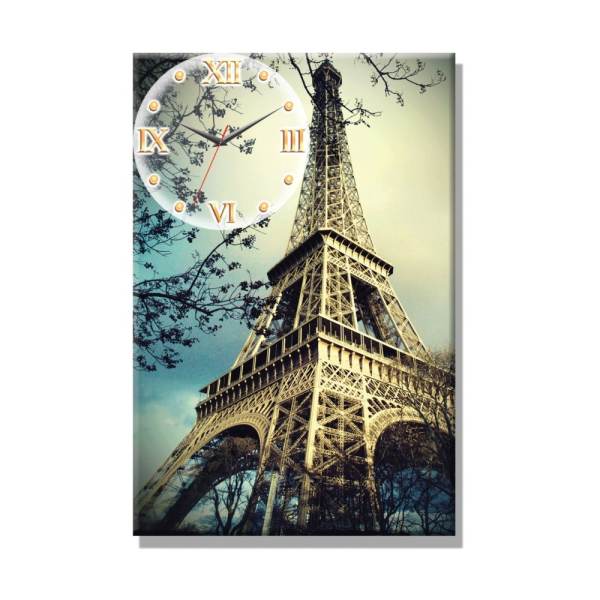 Đồng hồ tranh Tháp Eiffel Dyvina 1T4060-6