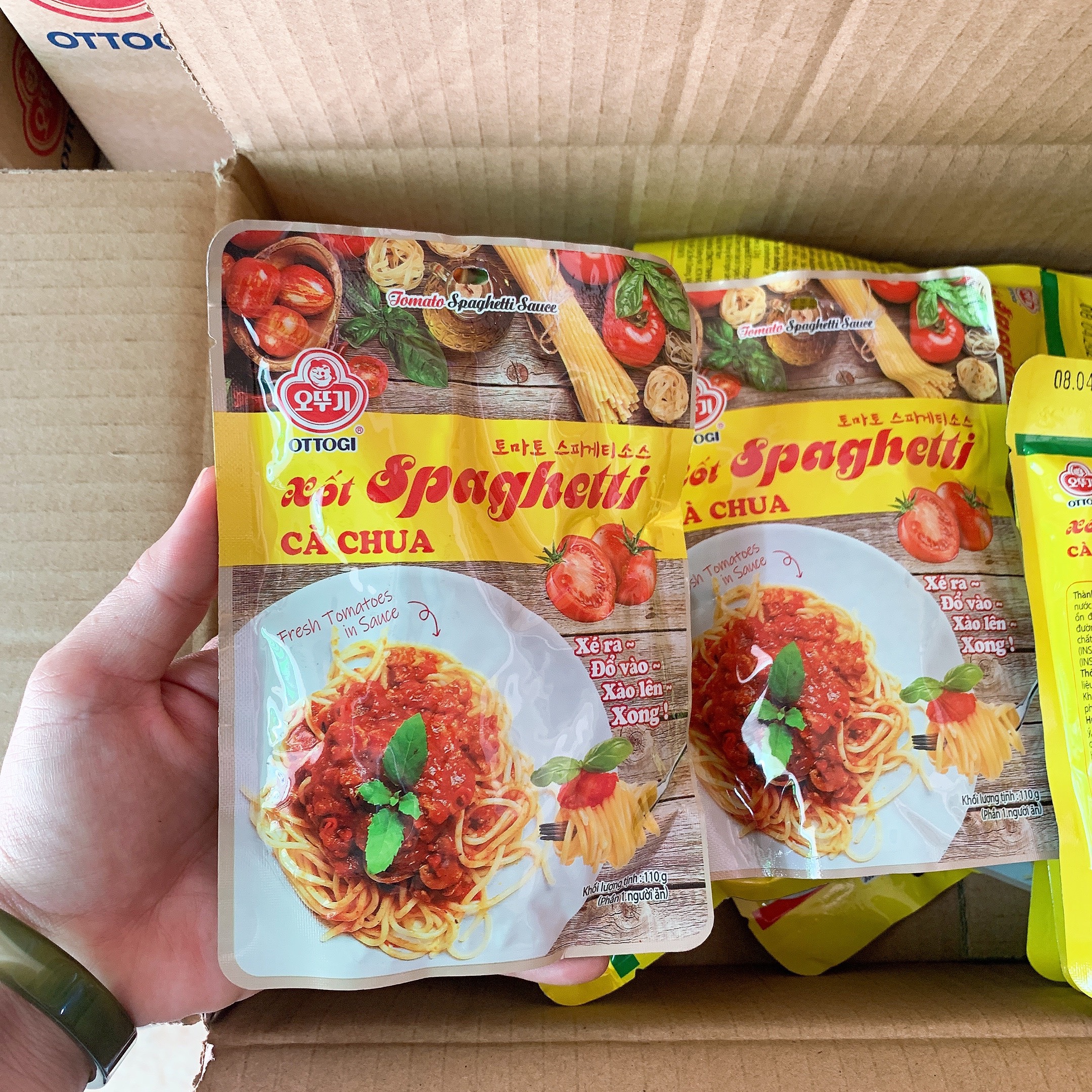 Xốt mì Spaghetti vị cà chua Ottogi gói 110g
