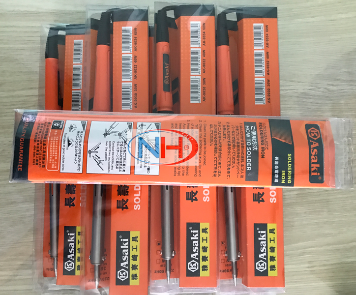 Mỏ Hàn Chì Đầu Nhọn Cao Cấp 60W Asaki AK-9034