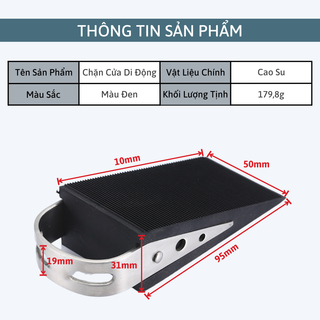Miếng chèn khe cửa bằng cao su, chặn khe cửa EASYBUY