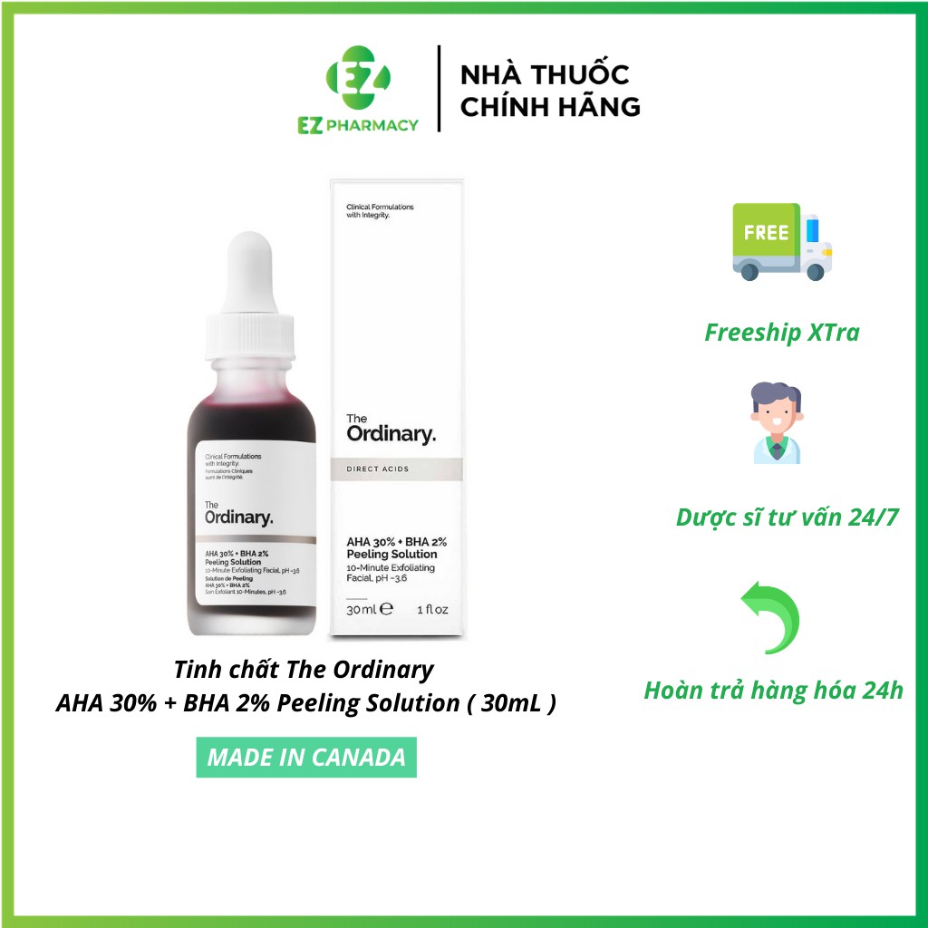 Tinh chất The Ordinary AHA 30% + BHA 2% Peeling Solution ( 30mL )