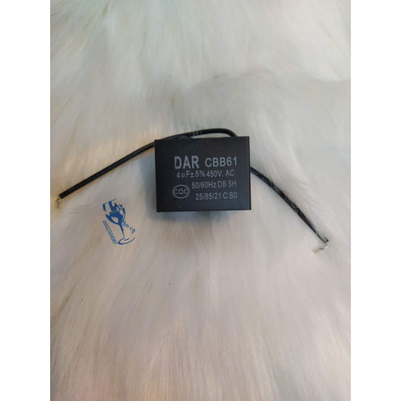 Tụ quạt 450vac 4uf hàng đẹp