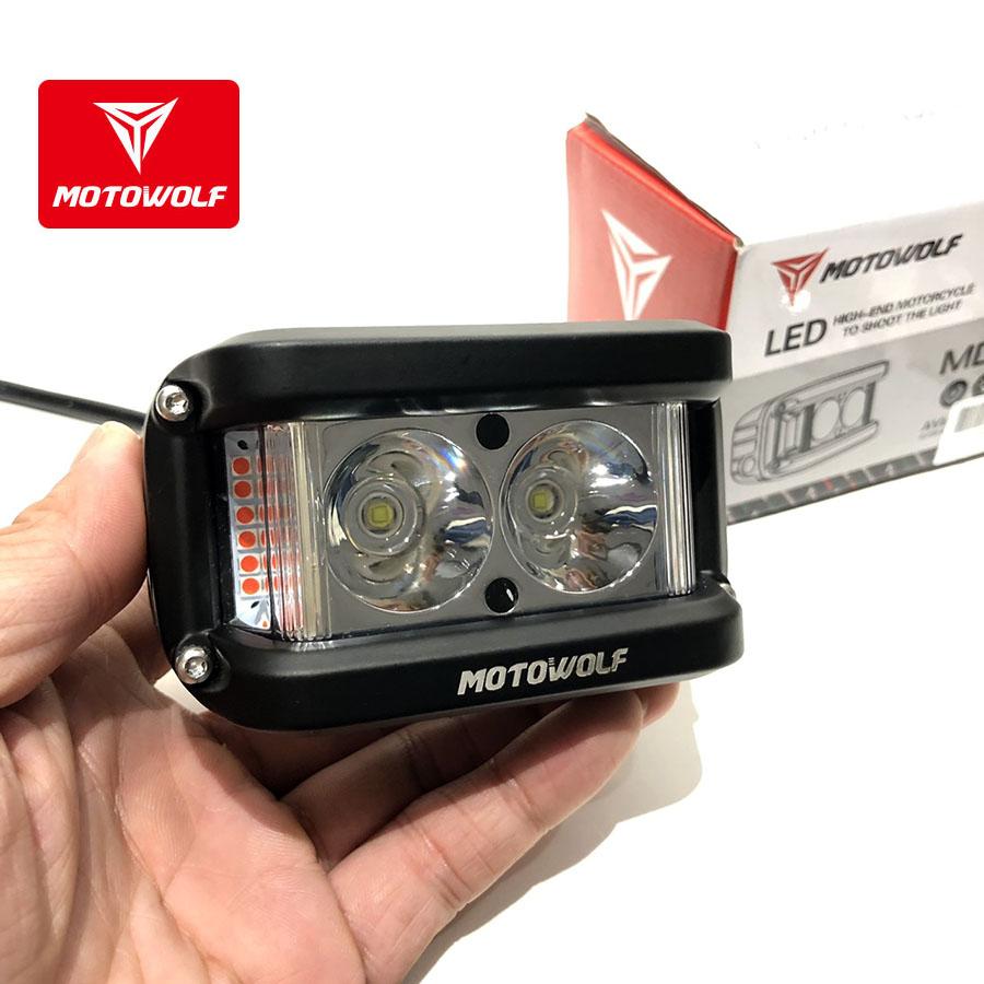 [HCM]Đèn Trợ Sáng L2 Chính Hang MOTO WOLF [ 1 Chiếc ]