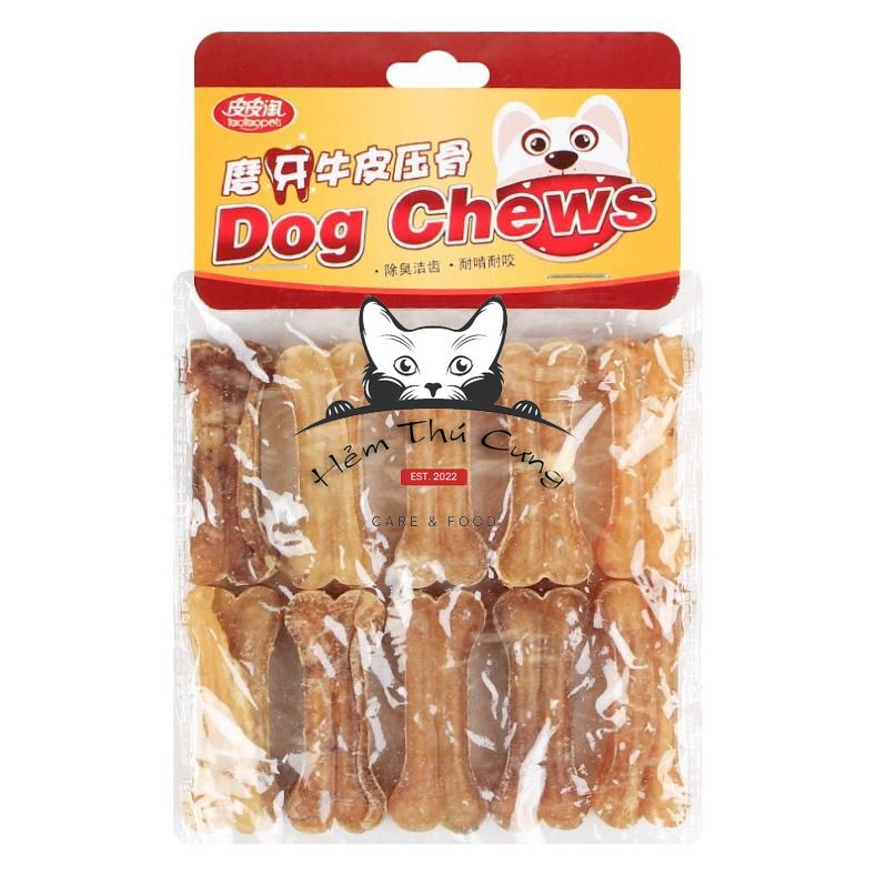 Túi xương da bò 5cm x10 chiếc cho chó gặm