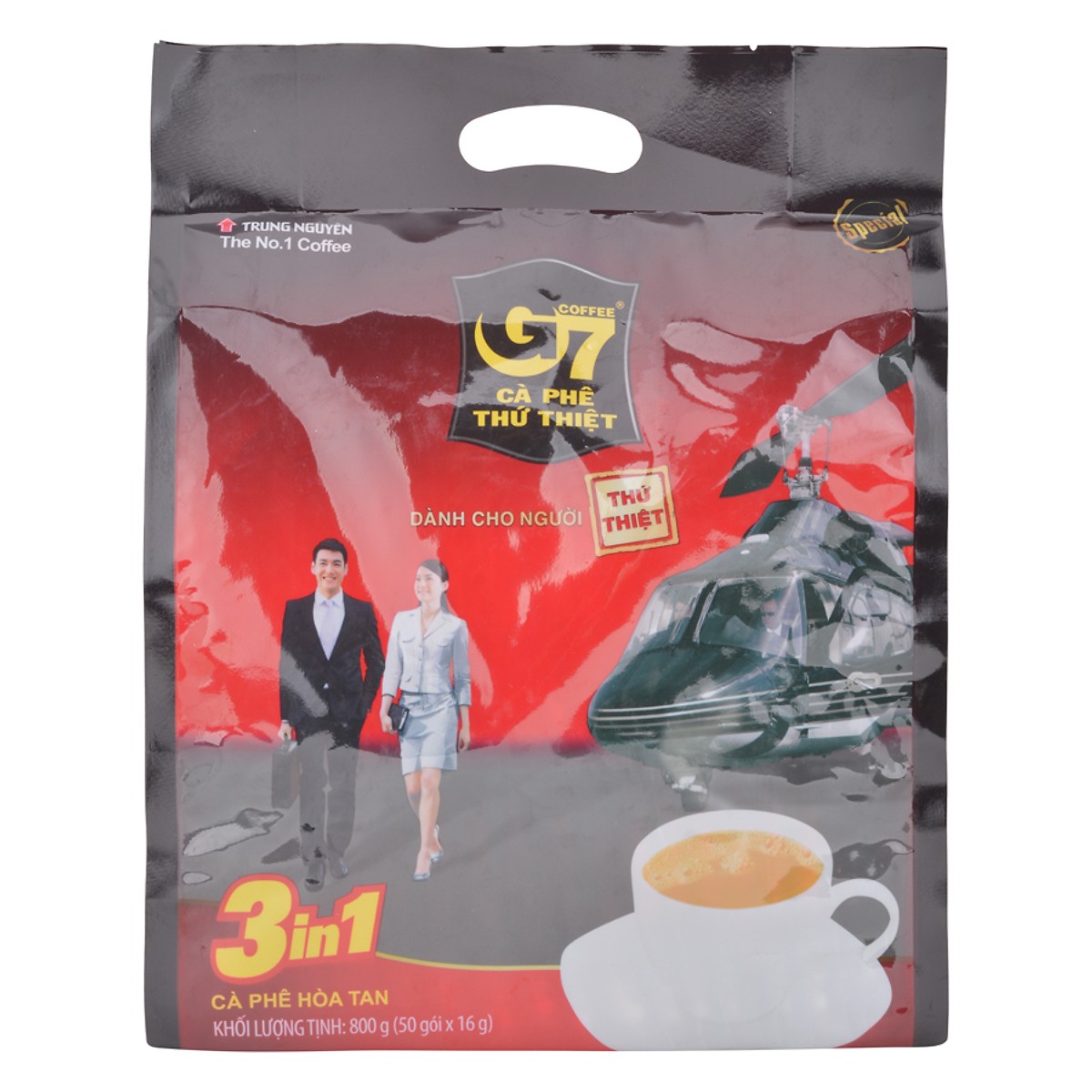 Cà phê sữa hòa tan G7 3 trong 1 bịch 50 gói 800g