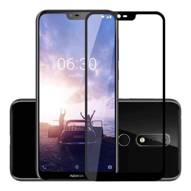Cường lực full màn Nokia 6.1 Plus / Nokia X6 (Đen)
