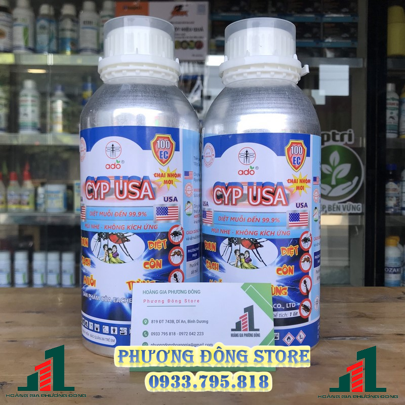 Thuốc diệt muỗi cyp usa - chai 1 lít