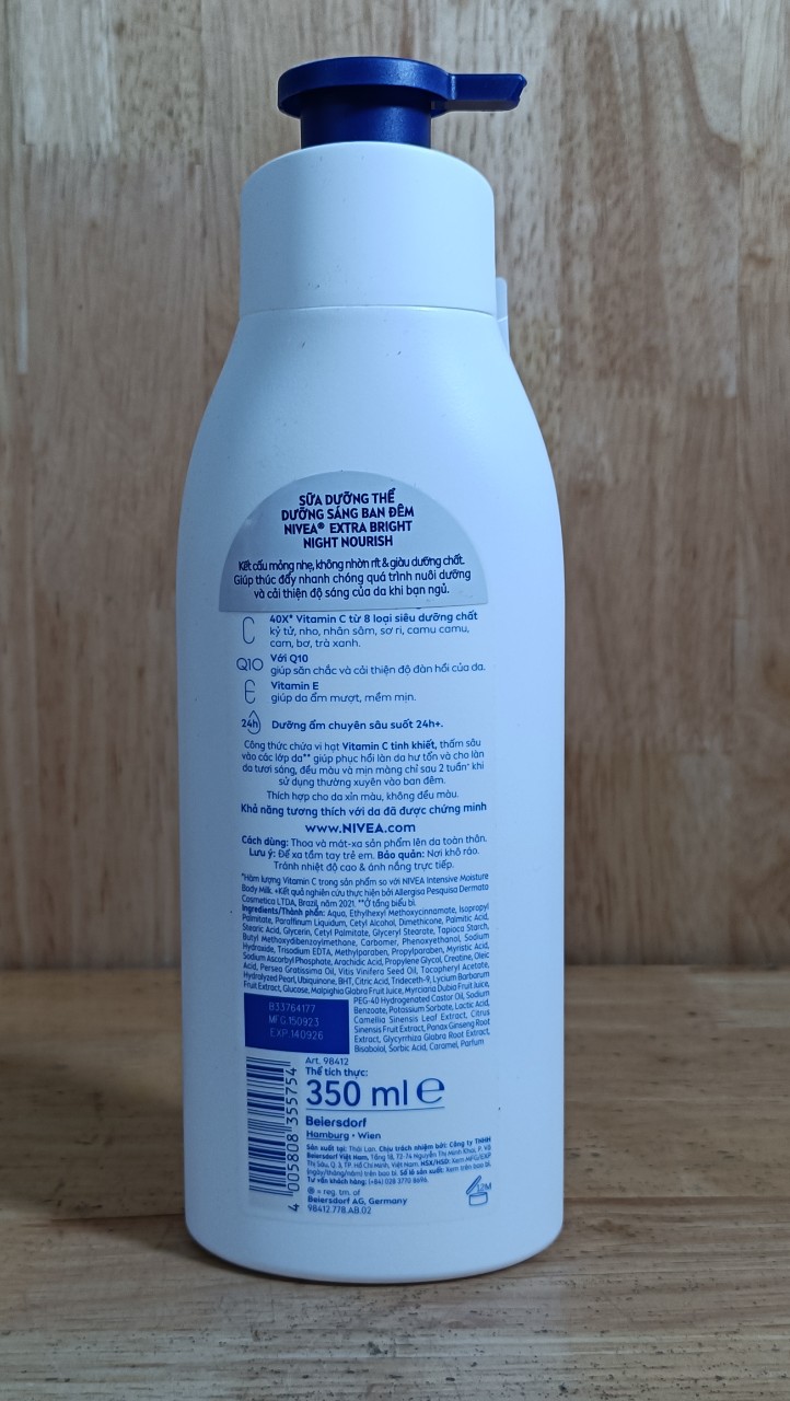 Sữa dưỡng thể Nivea 350g - BACH HOA HV