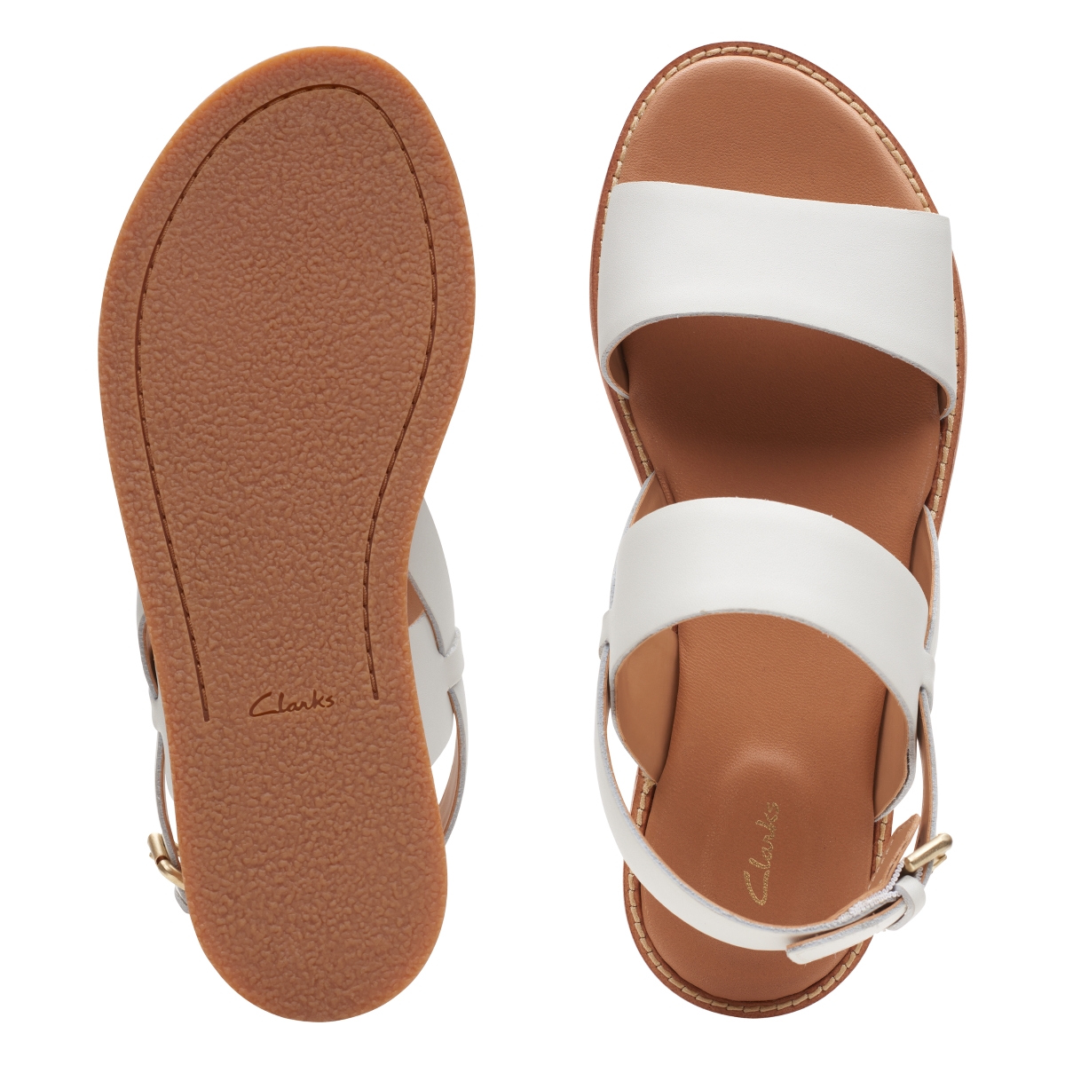 Giày Sandal Da Nữ Clarks - Karsea Strap