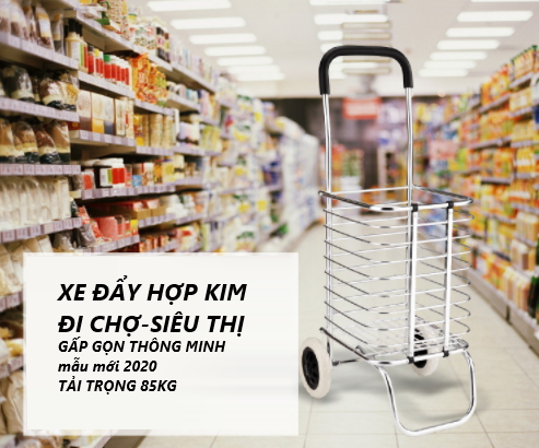 Xe đi siêu thị, đi chợ bền, đẹp- XDC01
