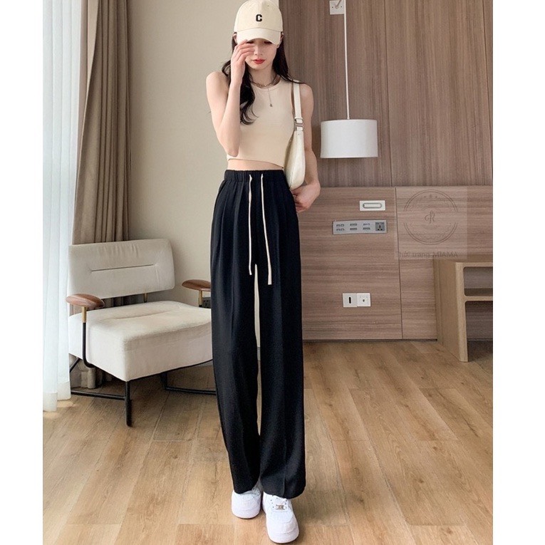 MÃ 018 QUẦN ỐNG RỘNG 28CM, DÀI 98CM CẠP CHUN CHẤT RUBY CAO CẤP SIÊU ĐẸP