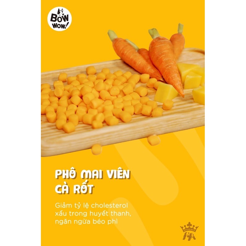 Phô Mai Viên Bowwow Cho Chó, Mèo, Hamster 100G