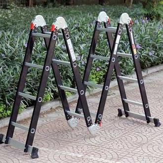 Thang nhôm gấp đa năng 4 đoạn Advindeq ADM104