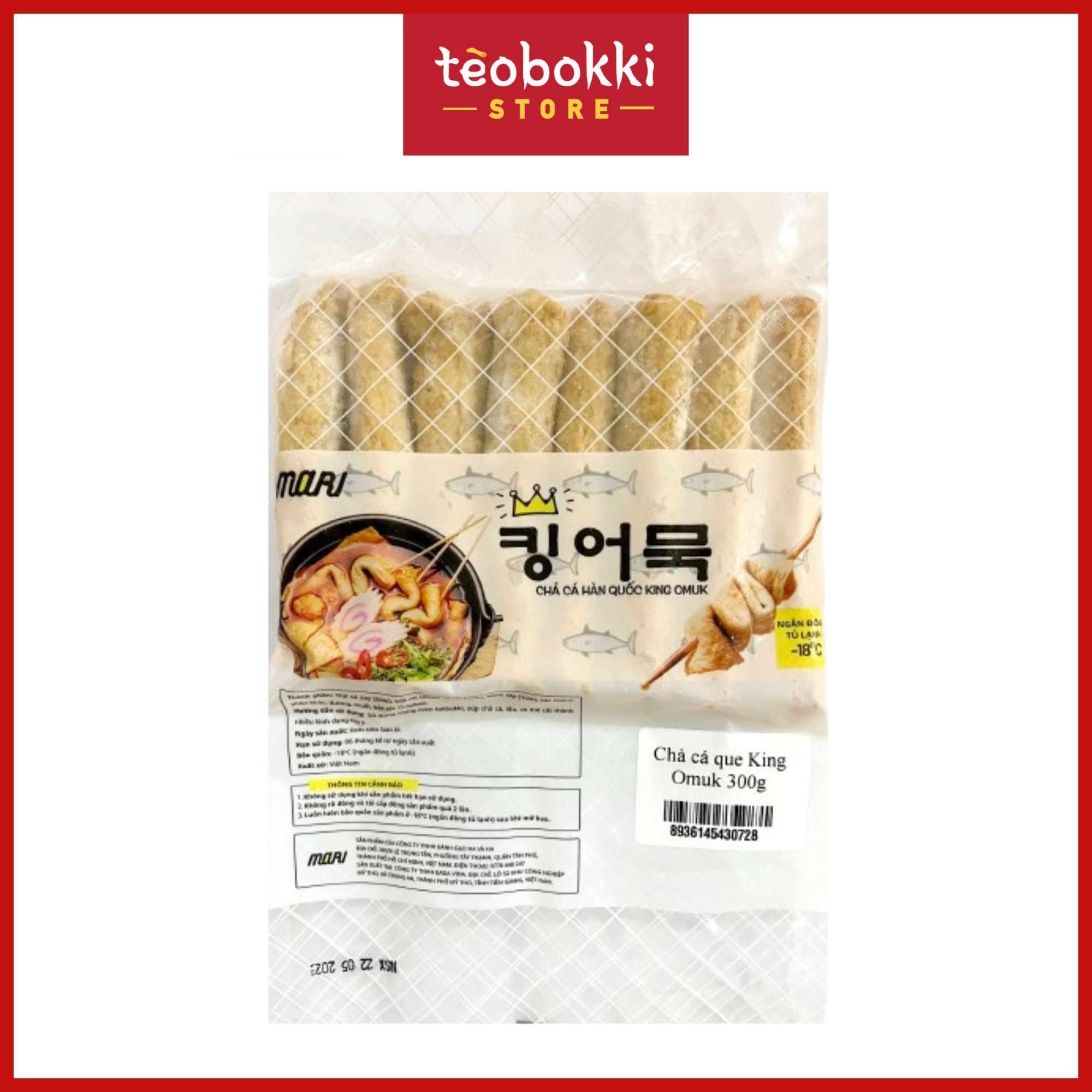Chả cá que king omuk 300g