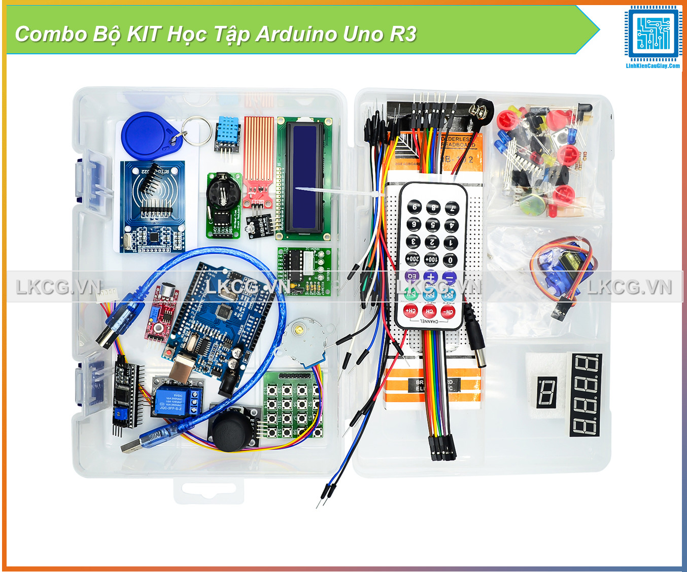 [Rẻ vô địch] Combo Bộ KIT Học Tập Arduino Uno R3