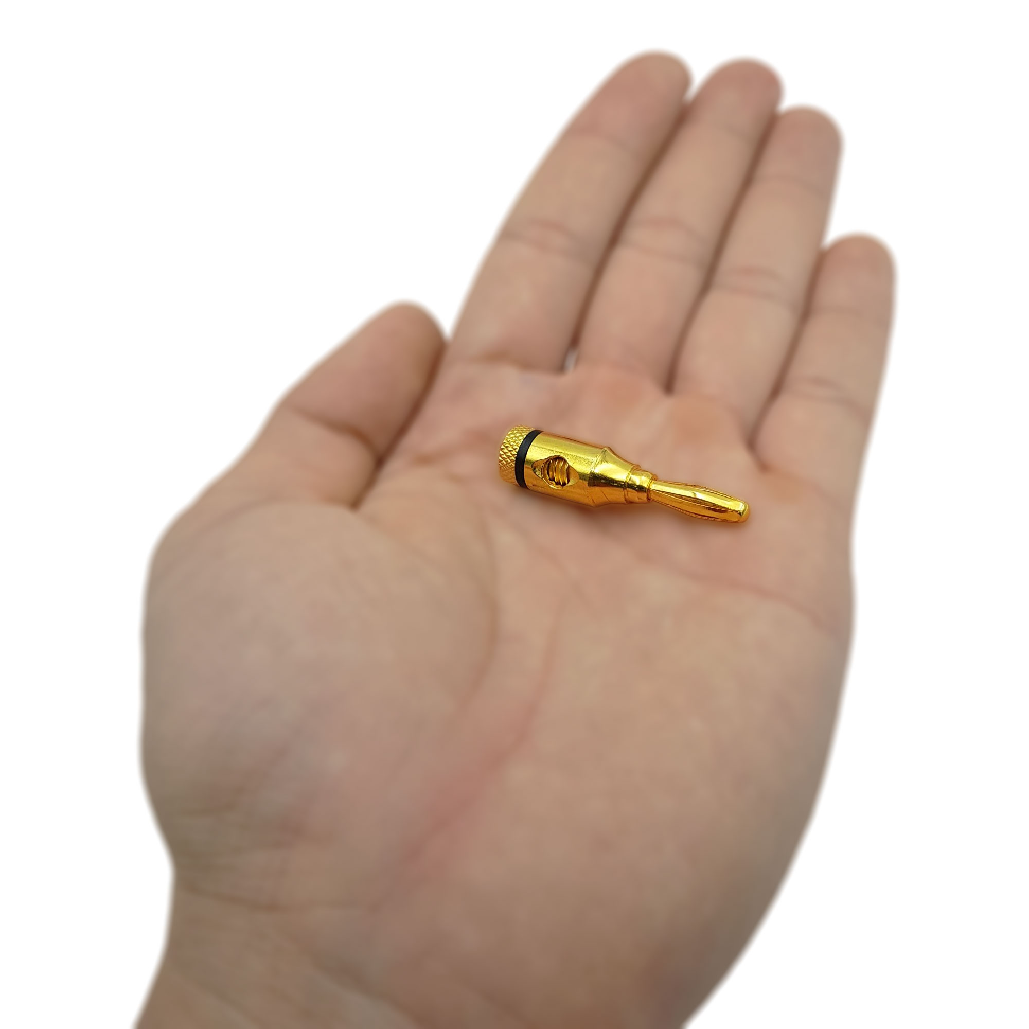 Jack bắp chuối 4mm mạ vàng