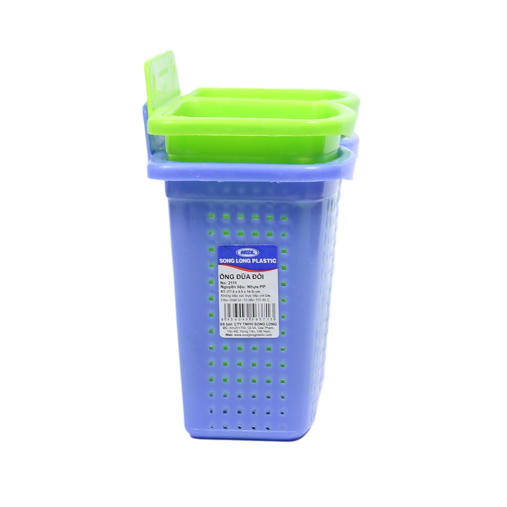 Ống Đựng Đũa Thìa Nhựa Việt Nhật (Loại Đơn)